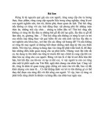 Vai trò của rừng đối với đời sống con người