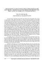 CHỈ SỐ GIÓ MÙA VÀ VIỆC SỬ DỤNG CHÚNG TRONG ĐÁNH GIÁ MỐI QUAN HỆ MƯA - GIÓ MÙA Ở CÁC VÙNG THUỘC LÃNH THỔ VIỆT NAM, PHỤC VỤ YÊU CẦU NGHIÊN CỨU VÀ DỰ BÁO GIÓ MÙA