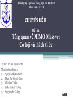 Tổng quan về MIMO Massive Cơ hội và thách thức