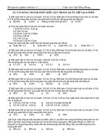 Bài tập Trắc nghiệm Sinh học 12 - THPT Nguyễn Trãi - Khánh Hòa 2008