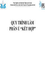 QUY TRÌNH LÀM PHÂN Ủ “KẾT HỢP