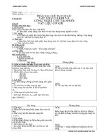 Giáo án công nghệ 11 - HK 2