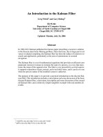 An Introduction to the Kalman Filter