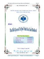 đề tài thu hồi glycerol quá trình sản xuất biodiesel