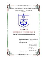 Hệ thống thông tin di động gsm