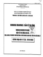 Hồ sơ thiết kế xử lý mặt cầu trước khi thảm