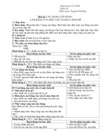 các dạng cân bằng. cân bằng của một vật có mặt chân đế