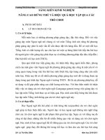 Sáng kiến kinh nghiệm NÂNG CAO HỨNG THÚ VÀ HIỆU QUẢ HỌC TẬP QUA CÁC TRÒ CHƠI