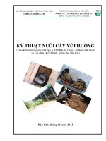 KỸ THUẬT NUÔI CẦY ÒI ƢƠNG
