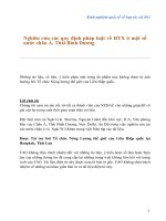 nghiên cứu các quy định pháp luật về HTX Ở MỘT SỐ NƯỚC CHÂU  á thái bình dương