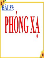 Bài 37. Phóng xạ