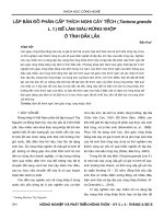 LẬP BẢN ĐỒ PHÂN CẤP THÍCH NGHI CÂY TẾCH (Tectona grandis L. f.) ĐỂ LÀM GIÀU RỪNG KHỘP Ở TỈNH ĐẮK LẮK