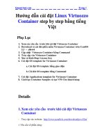 Hướng dẫn cài đặt Linux Virtuozzo Container step by step bằng tiếng Việt
