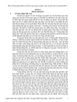 Một số biện pháp nhằm cải tiến trong công tác phân công chuyên môn ở trường THCS