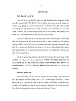 NÂNG CAO HIỆU QUẢ ĐẦU TƯ XÂY DỰNG CƠ SỞ HẠ TẦNG CÁC KHU CÔNG NGHIỆP CỦA CÔNG TY CỔ PHẦN ĐẦU TƯ VÀ XÂY DỰNG BÌNH ĐỊNH