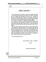 ĐỒ ÁN NHÀ MÁY CÁ TRA FILLET