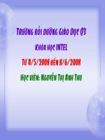 Giáo án công nghệ môn cắm hoa
