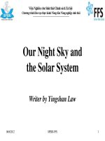 Our Night Sky and the Solar System