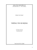 bài giảng thông tin di động