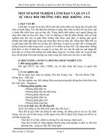 MỘT SỐ KINH NGHIỆM LÃNH ĐẠO VÀ QUẢN LÝ   SỰ THAY ĐỔI TRƯỜNG TIỂU HỌC KRÔNG  ANA