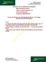 LIST dự đoán đề SPEAKING ielts  tháng 3, 4, 5, năm 2015