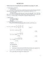 TRÌNH TỰ TÍNH TOÁN TẢI TRỌNG ĐỘNG ĐẤT TRÊN SAP2000 THEO TCVN 3752006