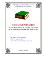 Một số biện pháp huy xã hội hoá giáo dục xây dựng  trường mầm non  Hoa Mai   Thành phố Lào Cai  đạt trường chuẩn Quốc gia mức độ II