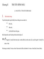 BÀI GIẢNG TRUYỀN HÌNH MÀU