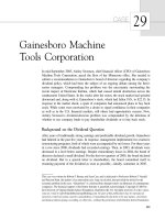 CASE 29 GAINESBORO MACHINE TOOLS CORPORATION