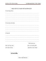 Đồ án chi tiết máy bảng thuyết minh đồ án chi tết máy hộp giảm tốc hai tốc độ