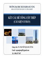 giáo trình BÊ TÔNG CỐT THÉP 1