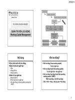 CHƯƠNG 1 QUẢN TRỊ VỐN LƯU ĐỘNG TCDN4