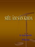 Tài liệu siêu âm sản khoa, BS. Nguyễn Xuân Hiền bệnh viện Bạch Mai