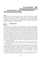 26.WARRANTS AND CONVERTIBLES