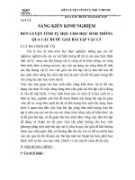 SKKN RÈN LUYỆN TÍNH TỰ HỌC CHO HỌC SINH THÔNG QUA CÁC BƯỚC GIẢI BÀI TẬP VẬT LÝ