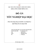 Xây dựng công cụ tìm kiếm và so khớp hồ sơ người dùng trên các mạng xã hội