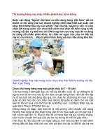 Thị trường hàng may mặc