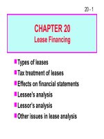 FM11 Ch 20 Lease Financing