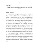 skkn TẠO HỨNG THÚ CHO HỌC SINH TRONG TIẾT ÔN TẬP HÌNH