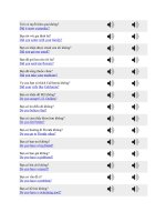 Những câu tiếng anh thông dụng bắt đầu bởi vần d