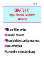 FM11 Ch 17 Capital Structure Decisions_Extensions