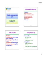 GIỚI THIỆU TÀI CHÍNH DOANH NGHIỆP 3