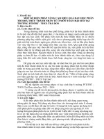 MỘT SỐ BIỆN PHÁP NÂNG CAO HIỆU QUẢ DẠY HỌC PHÂN TÍCH ĐA THỨC THÀNH NHÂN TỬ Ở MÔN TOÁN ĐẠI SỐ 8 TẠI TRƯỜNG PTDTBT - THCS TRÀ DON