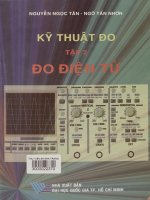 Kỹ thuật đo. Tập 2 - Đo điện tử
