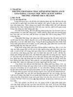 PHƯƠNG PHÁP KHAI THÁC KÊNH HÌNH TRONG SÁCH GIÁO KHOA VÀO DẠY HỌC MÔN LỊCH SỬ KHỐI 6 TRƯỜNG PTDTBT-THCS TRÀ DON