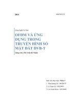 OFDM VÀ ỨNG DỤNG TRONG TRUYỀN HÌNH SỐ MẶT ĐẤT DVB-T
