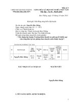 SÁNG KIẾN KINH NGHIỆM Xây dựng lực lượng Trưởng đoàn thanh tra giải quyết khiếu nại của công dân tại các phòng ban chuyên môn thuộc huyện