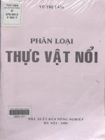 Phân loại thực vật nổi