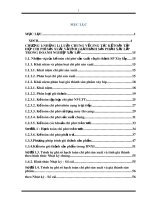 Hoàn thiện công tác kế toán tập hợp chi phí và tính giá thành sản phẩm xây lắp tại Công Ty Cổ Phần CIC
