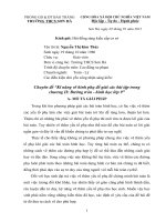 Báo cáo sáng kiến Kỹ năng vẽ hình phụ để giải các bài tập trong chương II Đường tròn-hình học 9